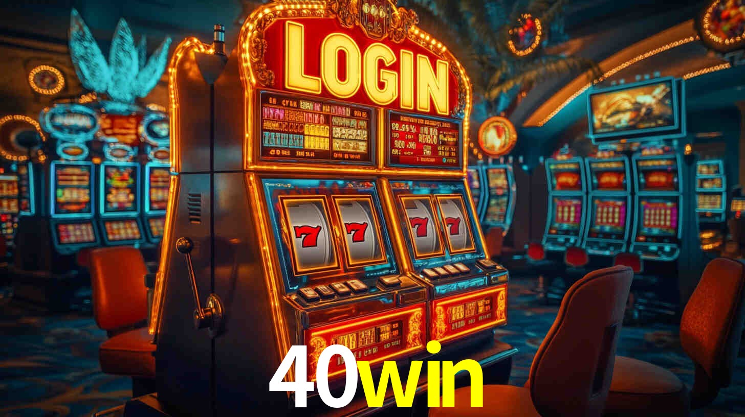 40win Logo - Bônus com Rollover Justo